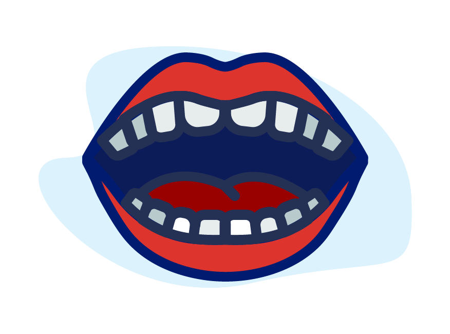 Healthy mouth and teeth